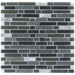 Glas Schwarz Schiefer Graphit Edelstahl Brick - FliesenDeal24 - Fliesen günstig kaufen