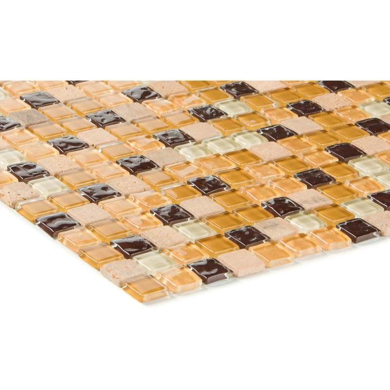 Venezia / Yellowstone Glas Gold Beige Brown_4330542070473