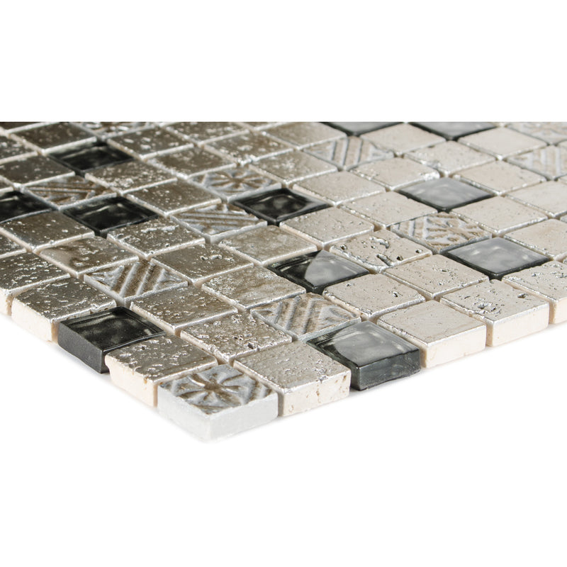 Glas & Naturstein Mosaik Maya Silver - FliesenExpress - Fliesen günstig kaufen_4330542078356