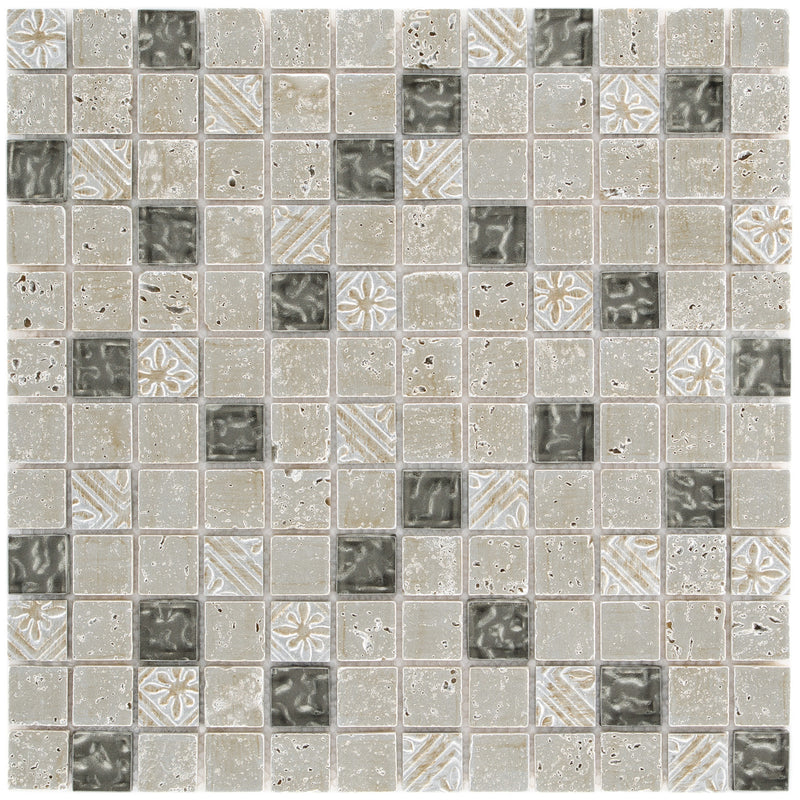 Glas & Naturstein Mosaik Maya Silver - FliesenExpress - Fliesen günstig kaufen_4330542078356