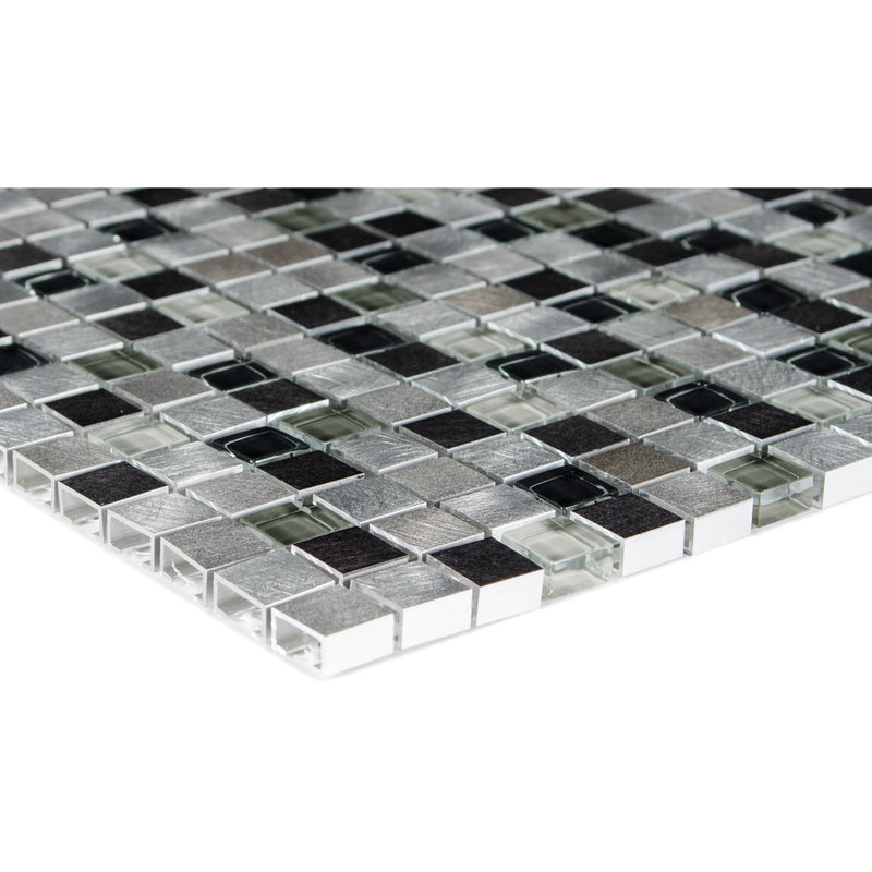 Cosmos Steel Black Grey Silver Glas Aluminium