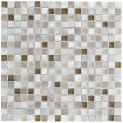 Cosmos Earth Brown Beige Silver Glas Aluminium
