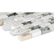 Glas & Mamor Mosaik 5th Avenue White Mix Seashell - FliesenDeal24 - Fliesen günstig kaufen