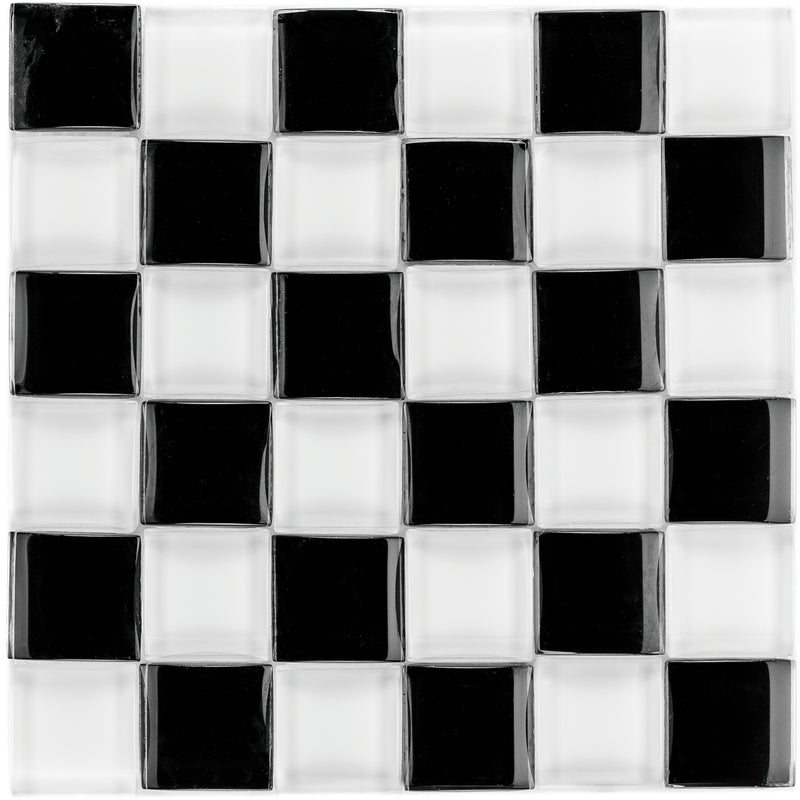 Glasmosaik 3D Black & White - 26cm x 26cm - FliesenExpress - Fliesen günstig kaufen_4330542078530
