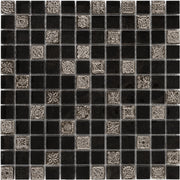 Glas & Naturstein Mosaik Inka Black Relief - FliesenExpress - Fliesen günstig kaufen_4330542086351