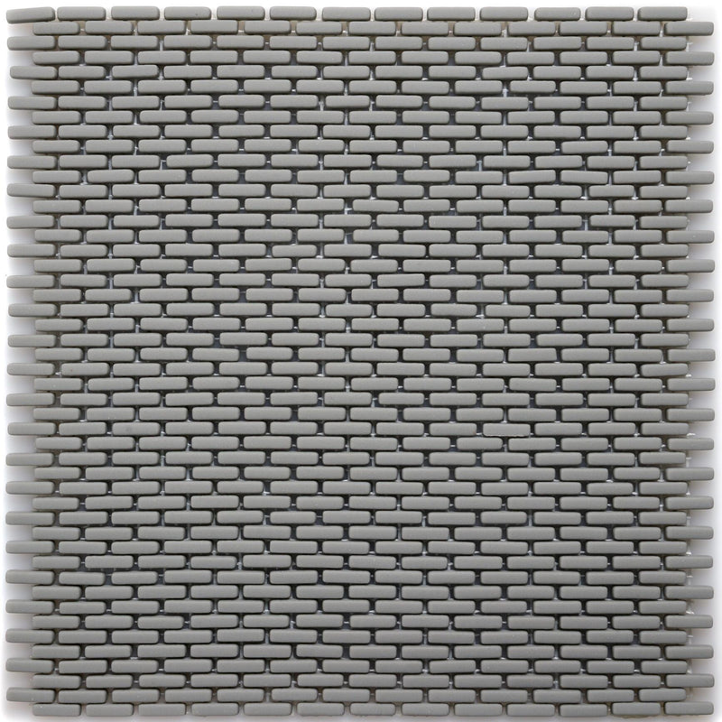 Glasmosaik Serie 2 Grau 5x20mm 29x29,5 - FliesenExpress - Mosaik - Fliesen - Mosaikmatten Günstig Kaufen!_4330542092963