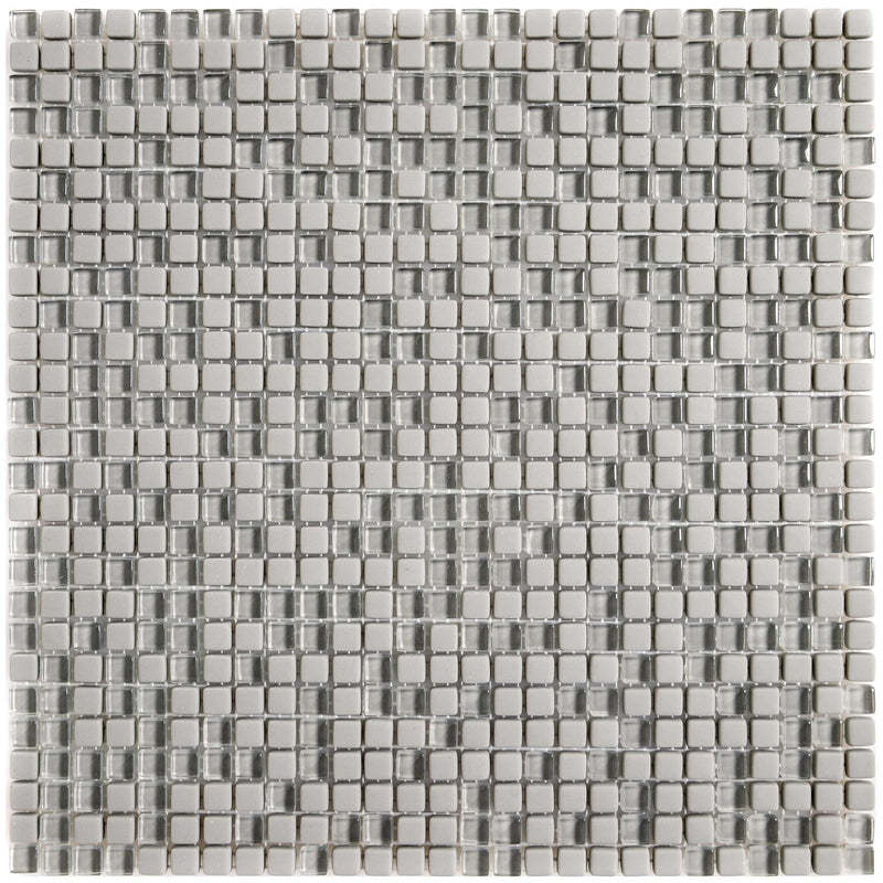 Glasmosaik Serie 4 Grau 10x10mm 30,5x30,5 - FliesenExpress - Mosaik - Fliesen - Mosaikmatten Günstig Kaufen!_4330542093069