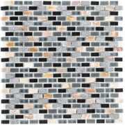 Glas & Mamor Mosaik 5th Avenue Black Mix Seashell - FliesenDeal24 - Fliesen günstig kaufen